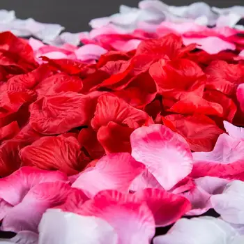 1000pcs 10 Pakas Mākslīgās Rožu Ziedlapiņas Kāzu Rotājumi Puses Festivāls Galda Konfeti Dekori, Ziedu Ziedlapa