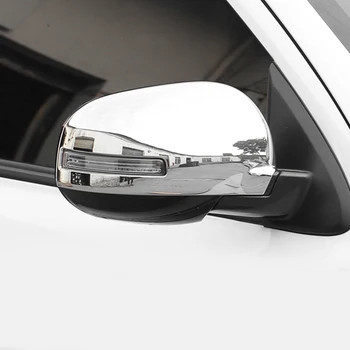 Chrome Atpakaļskata Sānu Skats Durvju Spoguļa Vāciņš Melns, Uzlīmes Ārējie Piederumi Mitsubishi ASX, līdz 2016. 2017-2019