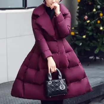 Jauno Modes ziemas mētelis sievietēm silts outwear Polsterēta kokvilnas Jaka, mētelis Sieviešu Apģērbu Augstas Kvalitātes parkas manteau femme G
