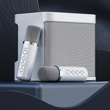 YS-203 Mikrofons Set Home (sākuma Dziedāšana, Iekārtas, Bezvadu Bluetooth KTV Karaoke Mašīna Balss Mainītājs