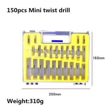 Ātrgaitas Tērauda Multi-specifikācija Taisna Kāta Izliekums Urbju Komplekts Micro Mini Twist Urbt Aproces Caurumošanas Caurumu Urbšanas