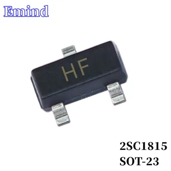 100/200/300Pcs 2SC1815 SMD Tranzistors Nospiedumu SOT-23 Sietspiedes HF Tips NPN 50V/150mA Bipolāriem Tranzistors Pastiprinātājs