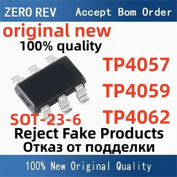 10Pcs 100% new TP4057-42-SOT26-R 57b* TP4059 59.b* TP4062 62b* SOT-23-6 Power chip Zīmols jaunu oriģinālo ic mikroshēmas