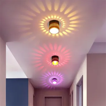 L88-Vienkārši radoši LED alumīnija sienas lampas gaismas efektu krāsu KTV joslas apgaismojumu, lai Eju Koridors, Veranda Mājas Zālē Dekoratīvās Lampas