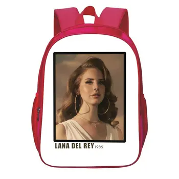 Dziedātājs Lana Del Rey Skolas Soma Bērnu Mugursomas Sievietes Uz Muguras Pārnēsājamiem Modes Bookbag Meitenes Soma Mazulis Atpakaļ Uz Skolu, Dāvanu Mochila
