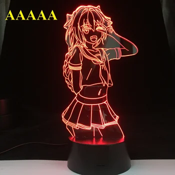 Anime Likteni Apokrifi Astolfo LED Nakts Gaismu Guļamistabā Deco Bērnu Dāvanu Nightlight Galda 3D Lampas 16 Krāsas Tālvadības Dropshipping