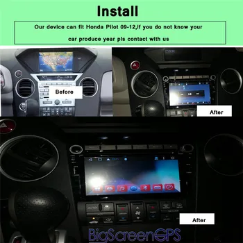 Android 10.0 6+128 Honda Izmēģinājuma 2009-2015 Multivides Atskaņotāju Auto Radio, magnetofons Stereo Audio Auto GPS Navig Galvas Vienības