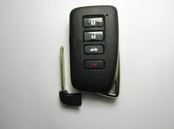 Jaunu Stilu ! 4 Pogas Nomaiņa Smart Remote Taustiņu Čaulas Gadījumā Lexus ES350 450 IR GS RX Ar ievietojiet Atslēgu asmens Fob Atslēga Vāciņu
