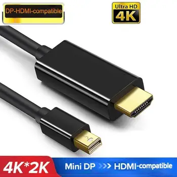 1.8 M Pērkons-skrūve 2 Display Port HD Video Conventer Vadu Kabelis Mini DP, HDMI-saderīgam、 Adapteri