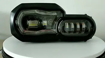 LED Lukturu High/Low Beam ar halo DRL Montāžas Komplekts un Nomaiņa BMW F650GS/F700GS/F800GS/F800R