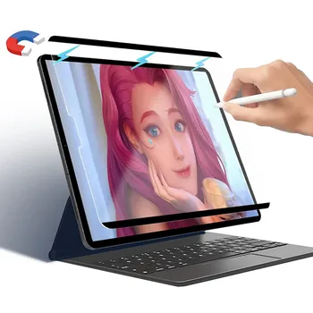 Magnētiskā Kā Papīra Ekrāna Aizsargs, lai iPad Gaisa 5 4 3 Pro 11 iPad 10.2 Mini 5 6 iPad Pro 12.9 Noņemams, Filmas, Zīmēšana Rakstīšana