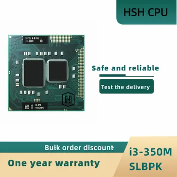 Intel Core i3-vēl 350 miljonus i3 vēl 350 miljonus SLBU5 SLBPK 2.2 GHz Dual-Core Quad-Diegi CPU Procesors 3M 35W Ligzda G1 / rPGA988A