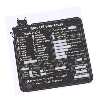 Mac OS Atsauces Datoru Tastatūras Īsceļu, Līmi, Uzlīmes Noņemamas Uzlīmes Quick Reference Tastatūras Rokasgrāmata Melns