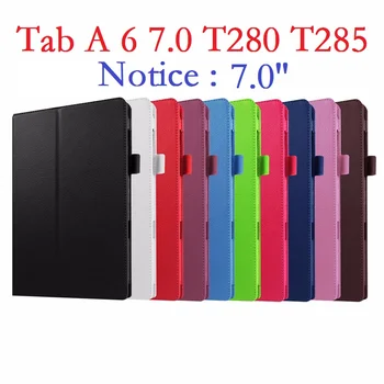 Jaunu Tableti Case For Samsung Galaxy Tab a6 7.0 T280 T285 SM-T280 SM-T285 Smart Cover Gadījumā Tablete Flip Stends Aizsardzības Apvalks