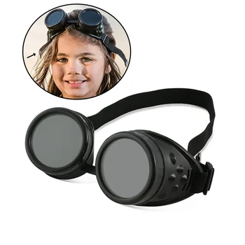 Ir 2021. Modes Vintage Vīriešu Un Sieviešu Steampunk Brilles Unisex Punk Brilles, Droši Saulē Skatīšanās Brilles Briļļu Ieplests DSA1