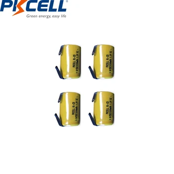 4GAB PKCELL 4/5sc 1.2 v 1200mah nicd baterijas 4/5 sub c NI-CD akumulatori nozares Flat Top Ar Cilnēm Shaves