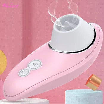 G Spot Licking Mēles Nepieredzējis USB Vibrators Dzelksnis Klitora Sūcējs 12 Ātrumiem Vibratori Sieviešu Stimulators Pieaugušo Seksa Rotaļlieta, paredzēta Sievietēm
