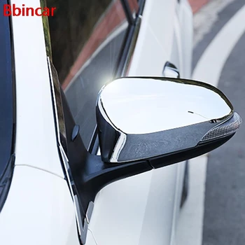 Bbincar ABS Chrome Sānu Durvis Atpakaļskata Atpakaļskata Spoguļa Vāciņš Melns, 2gab Auto Auto Stils 