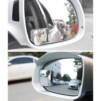 360° Platleņķa Izliekta Aizmugures Sānu Skata Blind Spot Spogulis Automašīnu High Defination Objektīvs