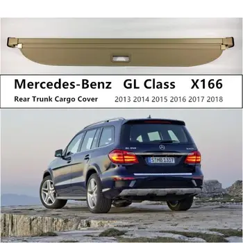 Par Automašīnas Aizmugurējā Bagāžnieka Drošības Vairogs Kravas Vāks Mercedes-Benz GL Klases X166 GL350 GL400 GL500 2013-2018 Augstas Qualit Accessori