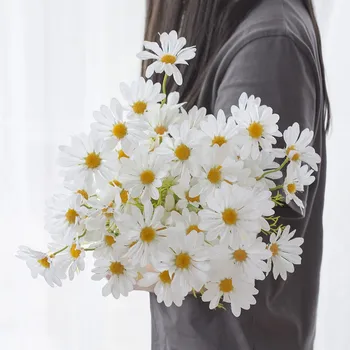 5branch mākslīgie ziedi Ziedi dekorēšanai Žāvētas ziedu Pušķis DIY Vāze Mājas Dārzā Dzīves Telpu Dekorēšana Kāzām Daļa