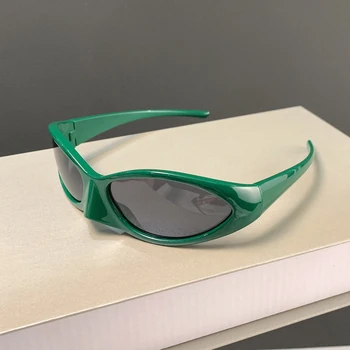 GM LUMIAS Jauns Y2k Saulesbrilles 2022 Modes Steampink Riteņbraukšana Vīriešiem Ieplests Eyewear Zīmola Dizainere UV400 Sieviešu Toņos, Saules Brilles