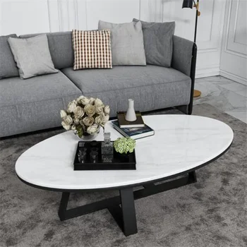 Luksusa Kafijas galda dzīvojamā istabā pasūtījuma marmora zīmējumu, centrs tabulā, mājas mēbeles журнальный столик mesa de centro