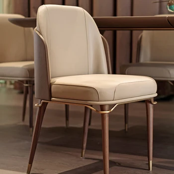 Guļamistaba Mūsdienu Lounge Krēsls Ziemeļvalstu Dizaineru Luksusa Ergonomisks Ēdamistabas Krēsli Mobilo Minimālisma Chaises Mājas Mēbeles WWH40XP