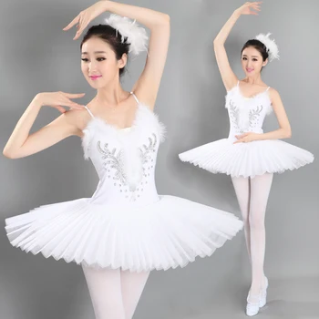 Lady Baleta svārki Jauni modeļi Pieaugušo Profesionālo Gulbju Ezers Baleta Tutu CostumePlatter Svārki Deju Kleita