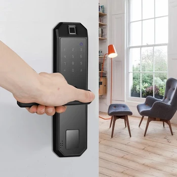 WiFi Saprātīga Biometrisko pirkstu Nospiedumu Slēdzene Saprātīga drošības durvis, durvju slēdzene