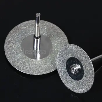 10pcs 16-60mm Jauda Instrumenti, Dimanta Asmeņi slīpripas Nefrīta Akmens, Stikla, Keramikas Griešanas Disku ripzāģa Asmens
