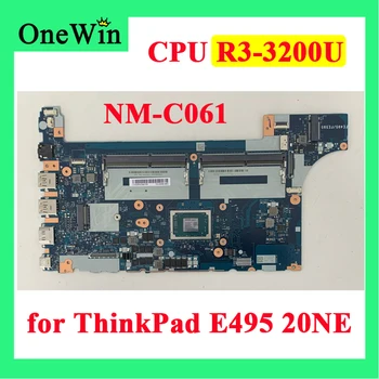 R3-3200U Lenovo ThinkPad E495 20NE Sākotnējā Pārbaudīta Grāmatiņa Mātesplati FRU PN 5B20W63593 5B20S72395 02DL981 02DL978 02DL975