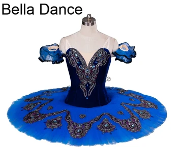 Klasiskā Pankūku baleta tutu Profesionālās Princese Florina Zilais Putns Baleta Tutu NutrackerBT8992