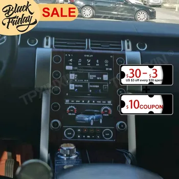 Android 10 Tesla Stila Ekrāna Land Rover Range Rover 2013. Gada Līdz 2017. Auto Multimediju Funkciju Atskaņotājs, GPS, Radio, Auto Stereo Galvas Vienības