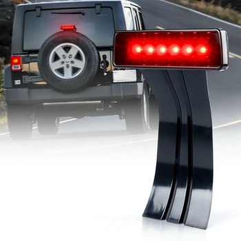 Auto LED Trešo Bremžu Aizmugurējie Lukturi Augsta Kalna Stop Gaismas Jeep Wrangler JK 07-18