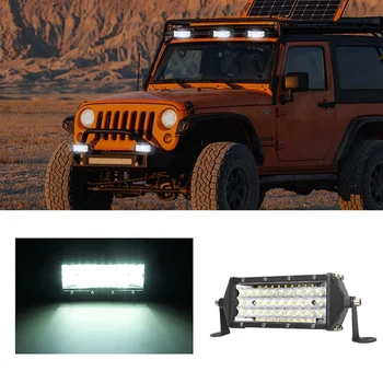 9 Collu Darba Gaismas LED Lukturi Auto Offroad Vietas Lukturi Automašīnu Jeep Lada Niva SUV 4WD 4X4 Barra Lukturi