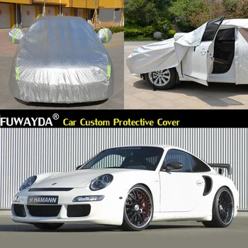bezmaksas piegāde!!! Auto Segtu Anti UV Sniegs, Lietus Izturīgs pret Skrāpējumiem Automātisko Auto Pārsegi Porsche 996