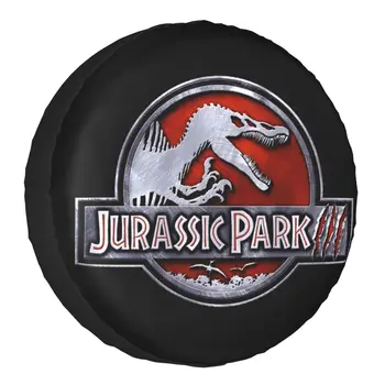 Pasūtījuma Jurassic Park Dinozauru Drukāt Rezerves Riepa Vāks Hummer Jeep Automašīnu Riteņu Aizsargi, 14