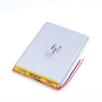 3.7 v litija jonu akumulators 3200mAh 437594 Tablet Pc DIY Barošanas mobilais Jauda banka PAD DVD