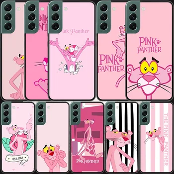 Karikatūra Pink Panther Tālruņa Samsung Galaxy S20 FE S21 Plus S22 Ultra Gadījumā S10 Lite S8 S9 S7 Malas F52 F62 Vāciņu, Silikona Soft