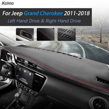 Jeep Grand Cherokee WK2 2011-2019 2015 2016 2017 2018 2019 ādas Anti-Slīdēšanas Paklājiņš Paneļa Vāciņu Dashmat Piederumi