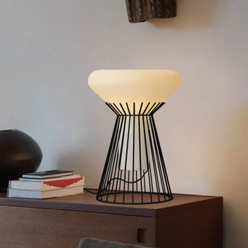 Itālijas Luksusa Galda Lampas Modernās Vienkārša Stikla Creative Cloud Lampas Guļamistabas Gultas Dzīvojamā Istaba Dekoratīvā Galda Lampa
