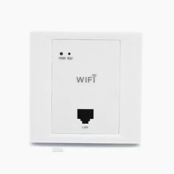 ANDDEAR Balts Bezvadu WiFi Sienas AP Augstas Kvalitātes Viesnīcu, Wi-Fi Segtu Mini Sienas stiprinājums AP Maršrutētāju un Piekļuves Punktu