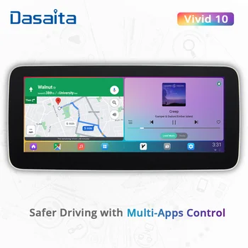 Dasaita Spilgts Radio 2 Din Android 10 Carplay Android Auto Auto stereo 10.25