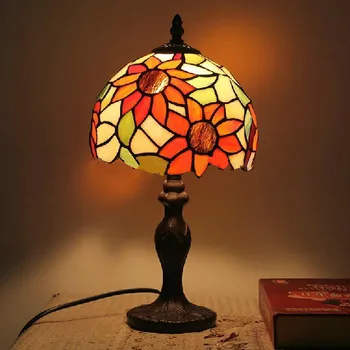 Modernas lampas Saulespuķu Galda lampas Dzīvojamā istabā, guļamistabā nakts gaisma Veranda, lampas, Foajē Bārs, Mājas dekors Dzimšanas dienas dāvanu