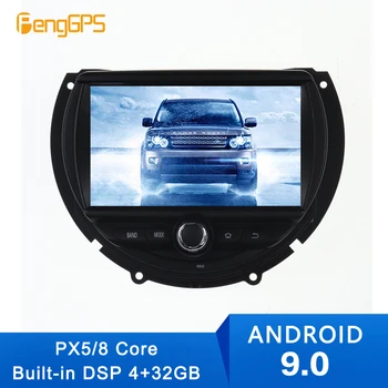 Android 9.0 Auto Radio ar DVD Atskaņotāju, GPS MINI Cooper 2014 2015 2016 2017 2018 2019 Stereo Audio Satnav Multivides Karte