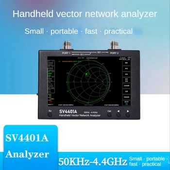 SV4401A 50Khz-4.4 Ghz Vektora Tīkla Analizators ar 7-Collu skārienjutīgo Ekrānu Antenas Analyzer