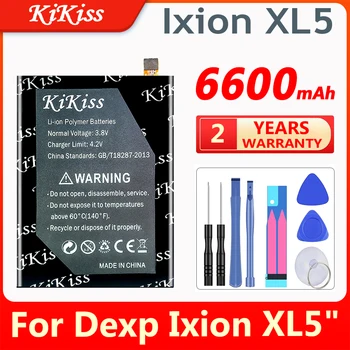 KiKiss 6600mAh Augstas Kapacitātes Akumulatoru Dexp Ixion XL5