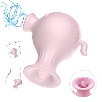 Klitora Nepieredzējis Vibrators Seksa Rotaļlietas, lai Sieviete 7 Ātrumu Mēles Laiza Stimulators Sievietēm Makstī, Krūšu galu Zīdējs par Pieaugušo Seksa Rotaļlietu Veikalu