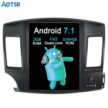 Aotsr Android 7.1 Tesla Vertikāla ekrāna Auto Nav DVD Atskaņotājs, GPS Navigācija, Radio Mitsubishi Lancer EVO 2007-2017 multivides